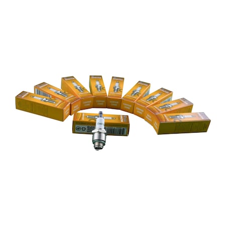 Oakten Spark Plug for Champion RC12YC, NGK BCPR6ES, Bosch FR8DC, Torch K5RTC, 10PK 90-00018